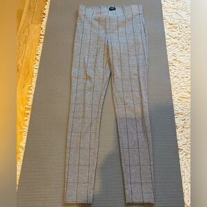 Loft Gray Plaid Pants